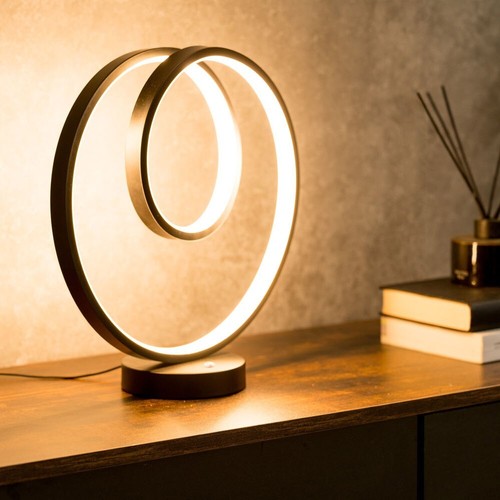 Black touch table lamp light - lamp,