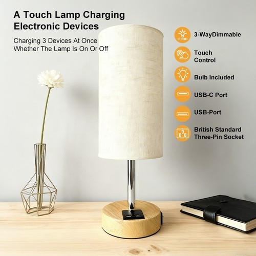 Touch control bedside lamps - bedside,
