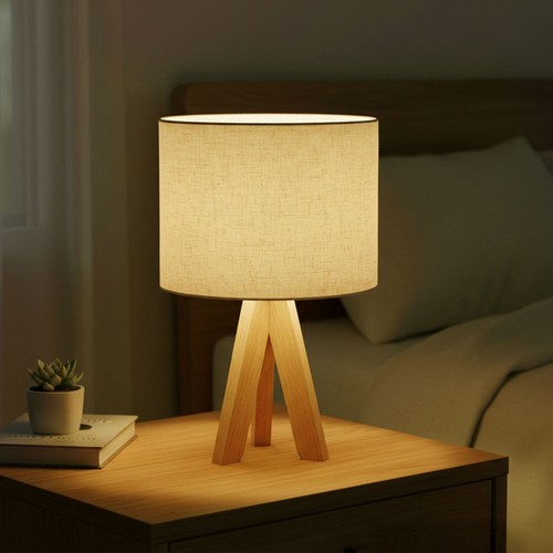Modern linen shade table - modern,