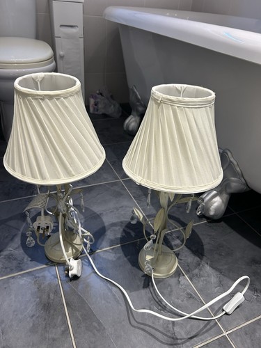 Bedside table lamp set - table,