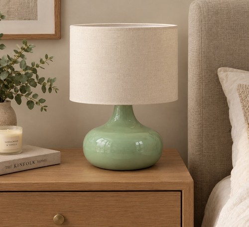 Ceramic bottom lamp big - lamp, size