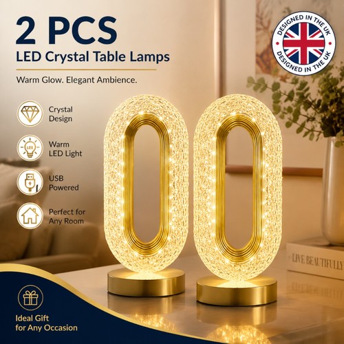 Led crystal table lamp - 2,