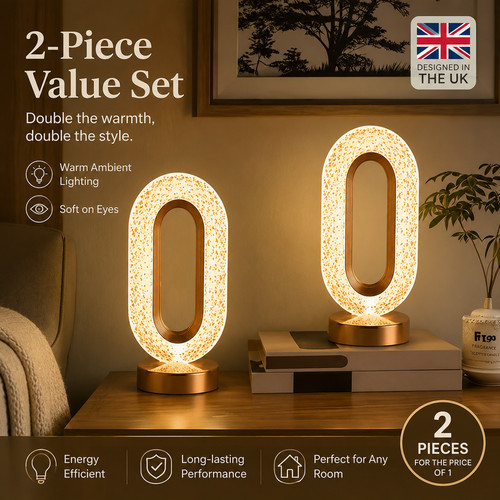 Led crystal table lamp - 2,