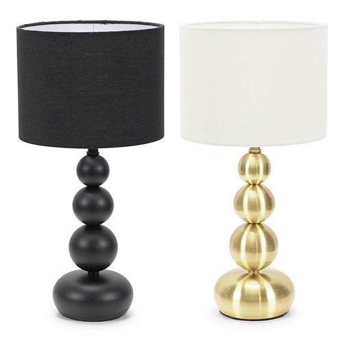 Modern table lamp - table, ball