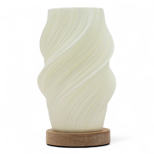 Cloud twisted wave table lamp - wave,