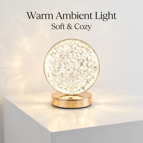 Crystal table lamp touch - crystal,