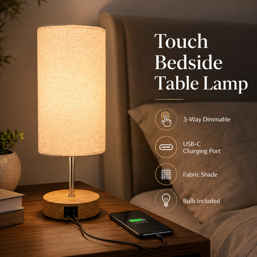 Touch bedside table - bedside,