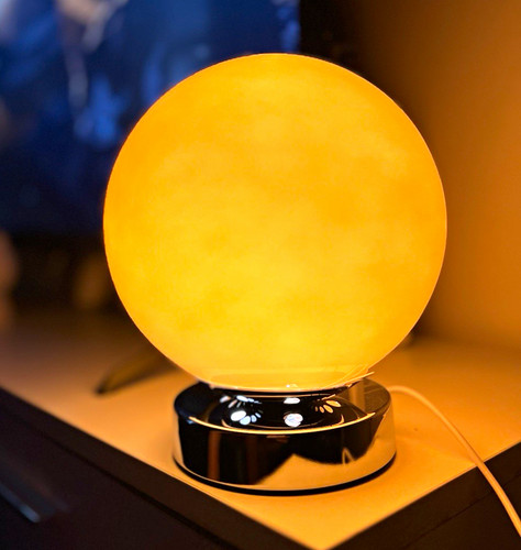 Globe table modern lamp orange - lamp,