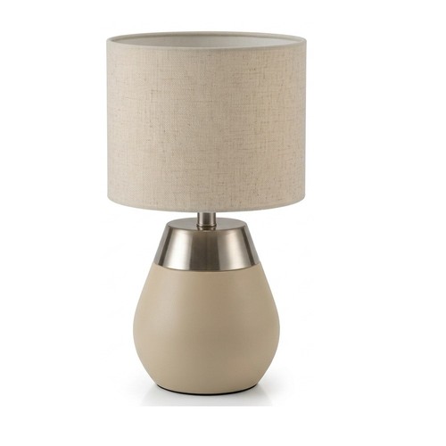 Cream touch table lamp - table, with