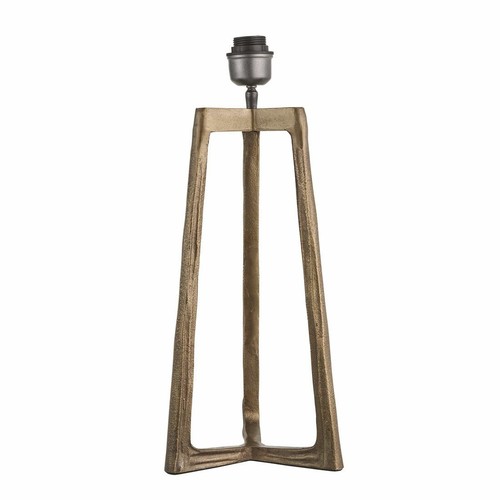 Brass finish tripod table lamp - finish,