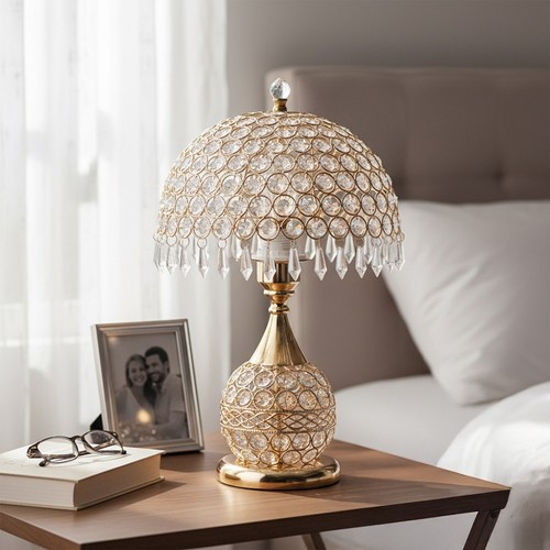 Luxury crystal table lamp - crystal,