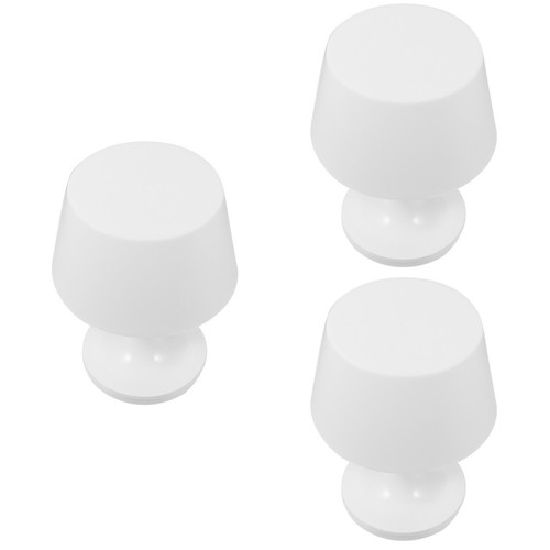 3pcs reusable white table - white,