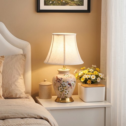 Large ceramic table lamp - ceramic, with