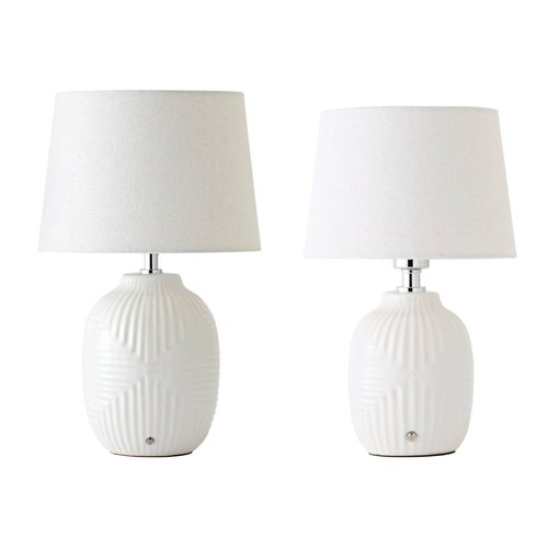 Rechargeable table lamp white - rechargeable,