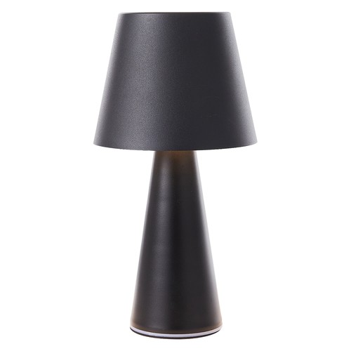 Modern black conical table - conical,