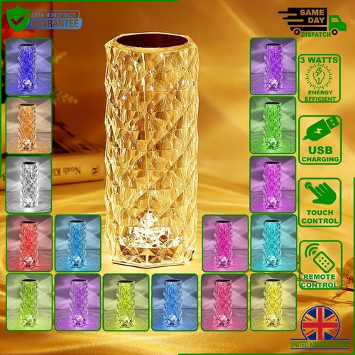 Crystal table led rechargeable - table,