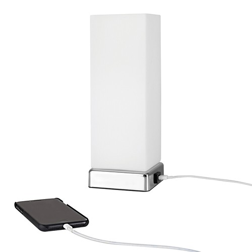 Touch table lamp - lamp, chrome