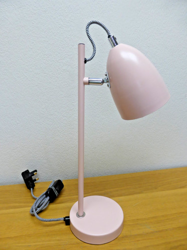Table lamp pink bedside - table,