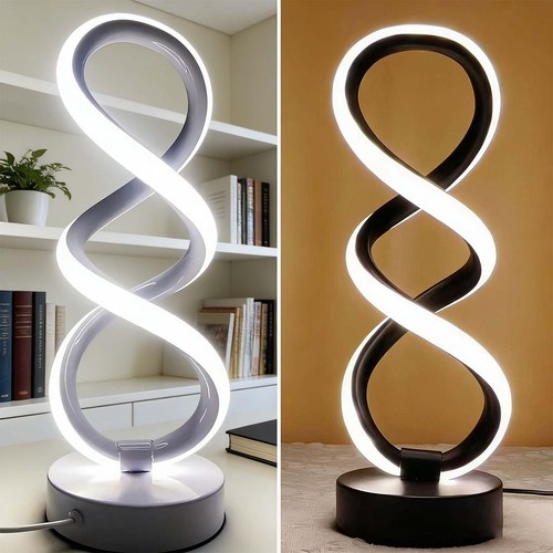 Usb led spiral bedside table - spiral,