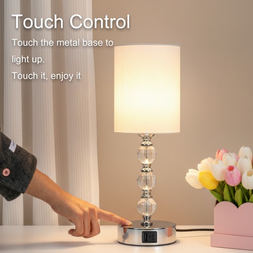 Touch table lamp - touch, crystal