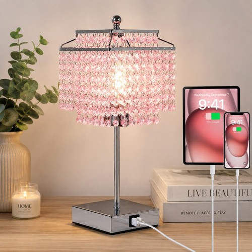 Gyrovu crystal table lamp - crystal,