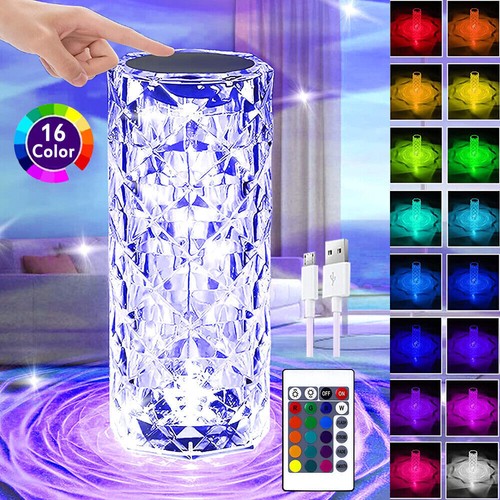 Led crystal table lamp - led,