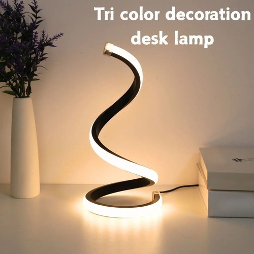 Led spiral desk lamp 3 - spiral,