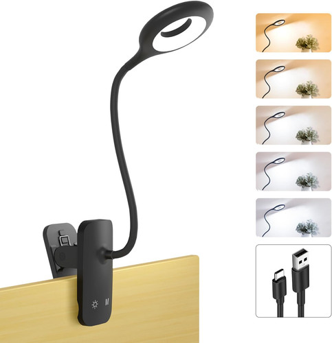 Rechargeable clip light - clip,