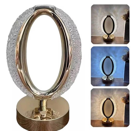 Table lamp crystal night light - table,