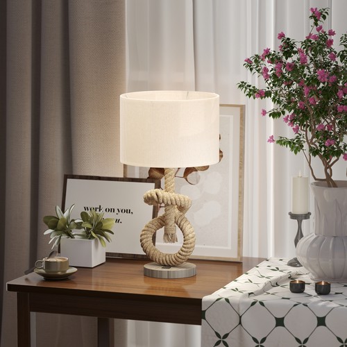 Nautical table lamp with usb - nautical,