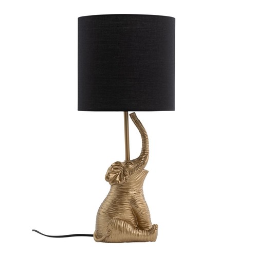 Gold elephant table - elephant,
