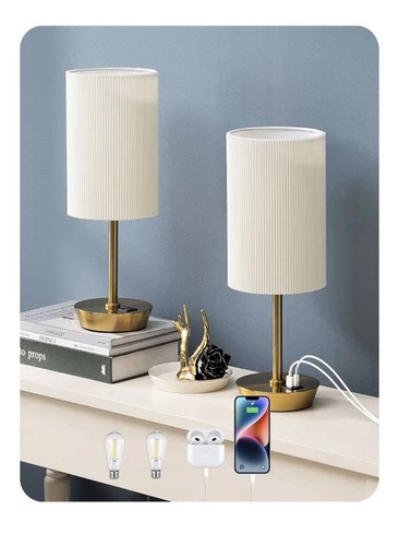 Edishine bedside lamps set - lamps, of