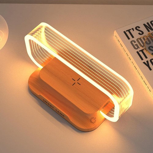 Led table lamp - table, phone