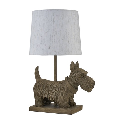 Scottie dog table lamp bedside - scottie,