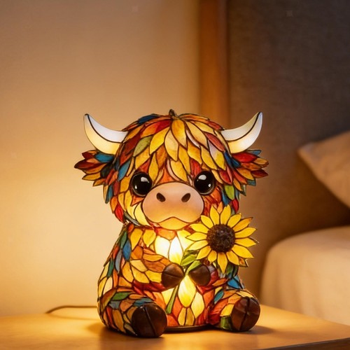 Highland cow nightlight led - cow,