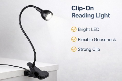 Clip desk lamp flexible - uk,